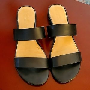 Lauren Conrad black sandals, 10M